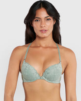 La Senza Beyond Sexy Plunge Bra Light Green / 34B